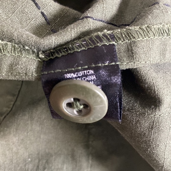 Dolce vita military jacket women M button down green army vintage Y2K retro - Picture 11 of 12